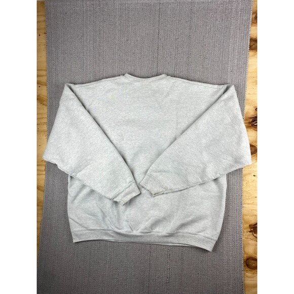 Vtg 90’s Monticello Thomas Jefferson Grey Sweatshirt XL Medium Fruit of the Loom - Picture 3 of 9